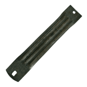 Gelengveer | 125 x 23 x 1 mm, 3 rillen