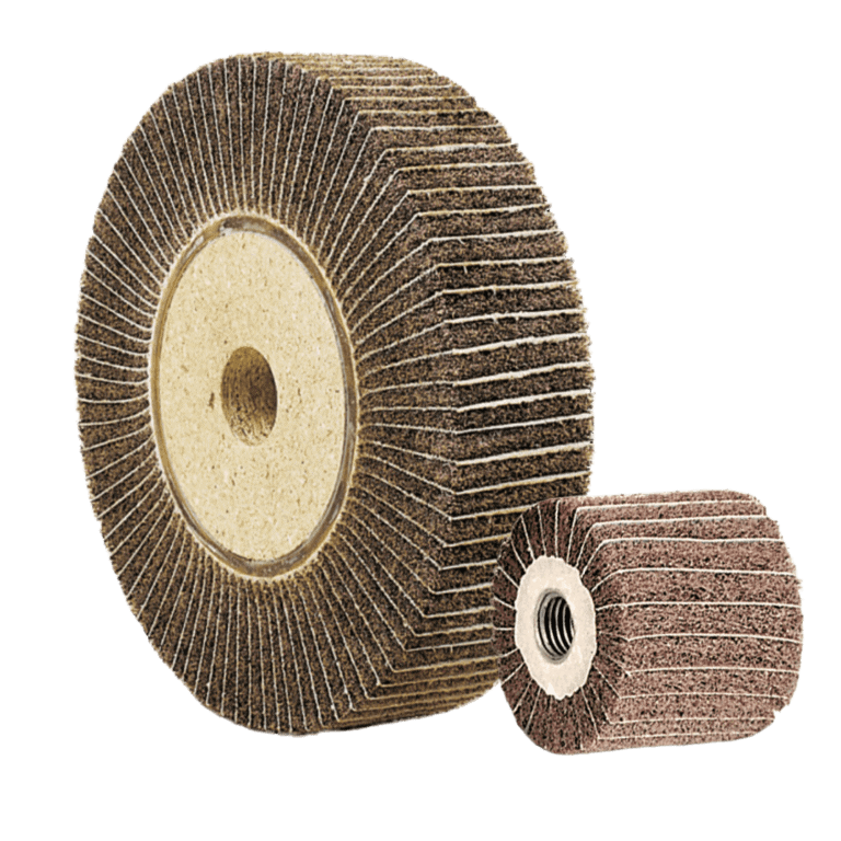 lamellenschijf met schuurpapier