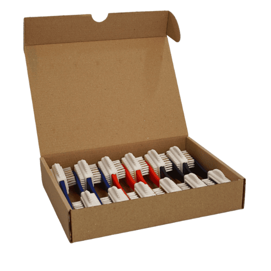 Suede Borstel doosje